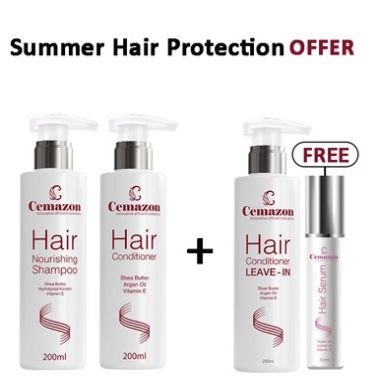 Nourishing Shampoo + Conditioner + Leave-in Conditioner + FREE Hair Serum
